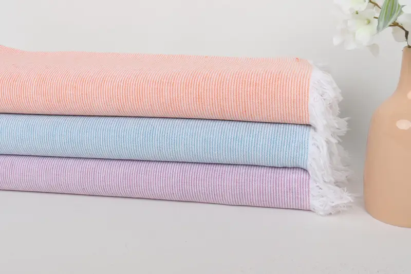 70x40 Cotton Striped Towel, Lightweight towel, Gym Towel, Bachelorette Party Gifts, Bath towel, Travel Towel, Wedding Gift For Bride, Gift For Her - 2