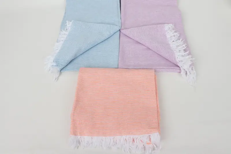 70x40 Cotton Striped Towel, Lightweight towel, Gym Towel, Bachelorette Party Gifts, Bath towel, Travel Towel, Wedding Gift For Bride, Gift For Her - 5