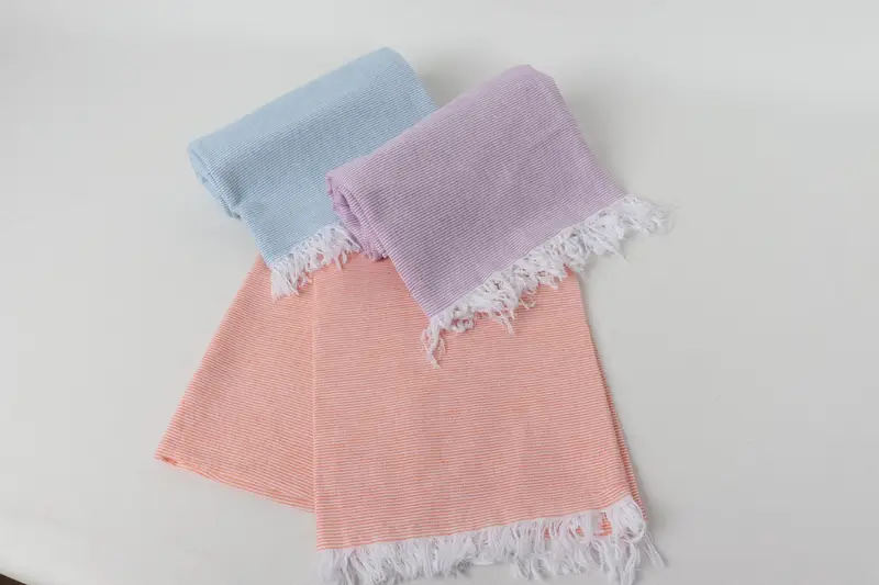 70x40 Cotton Striped Towel, Lightweight towel, Gym Towel, Bachelorette Party Gifts, Bath towel, Travel Towel, Wedding Gift For Bride, Gift For Her - 4
