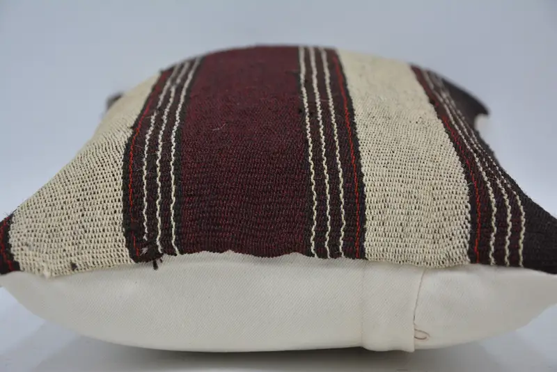 Sofa Bolster Pillow, Turkish Pillow, 12x20 Black Cushion Case, Ethnic Cushion Case, Gift Pillow, Pet Pillow Case, Kilim Cushion Sham, Cushion - 5