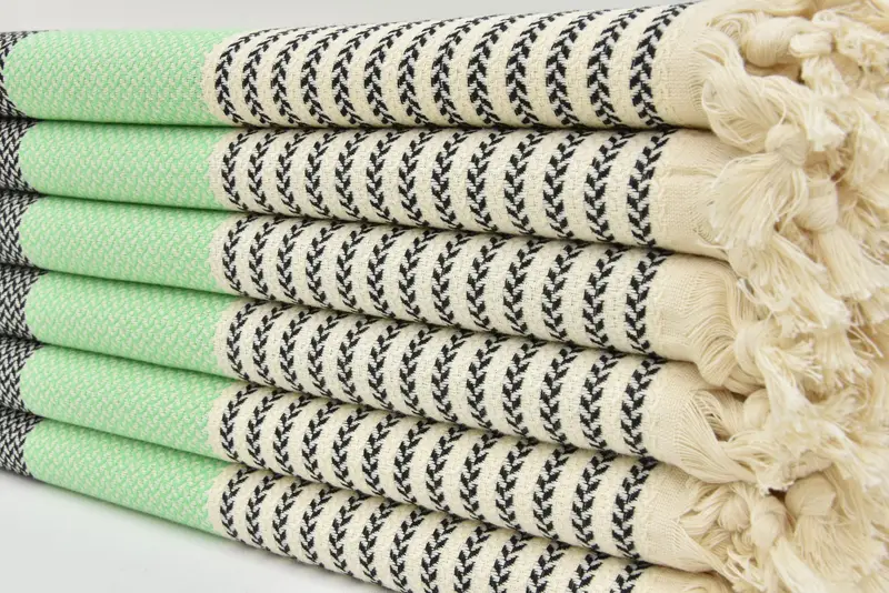Peshtemal Towel, 70x40 Cotton Striped Towel, Turkish bath towel, Extra large Turkish bath towel, Bachelorette Gifts, Custom Gifts, Bachelor Towel - 5