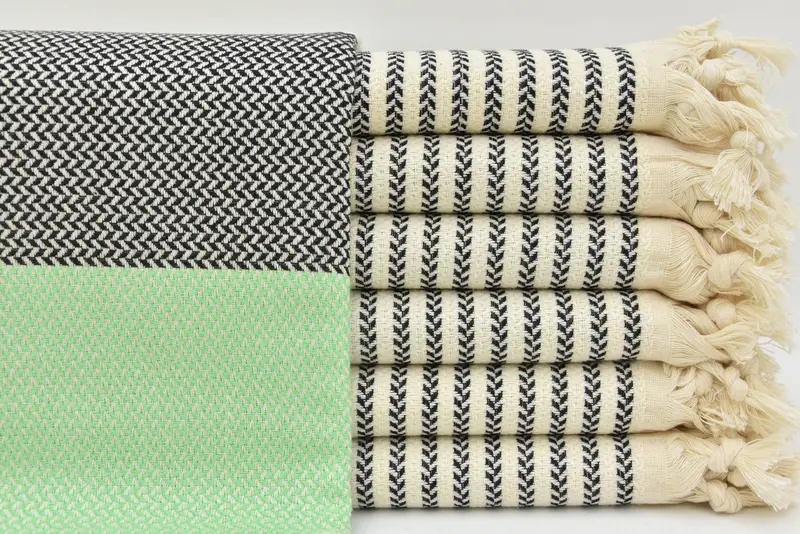Peshtemal Towel, 70x40 Cotton Striped Towel, Turkish bath towel, Extra large Turkish bath towel, Bachelorette Gifts, Custom Gifts, Bachelor Towel - 1