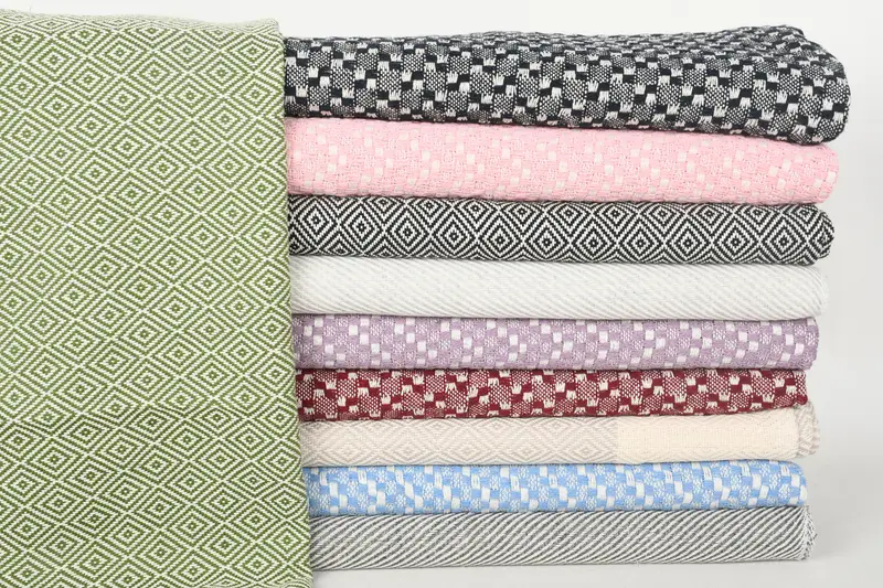 ブライドメイド オーガニックコットン ハンドタオル 10枚セット 36x18インチ - 1