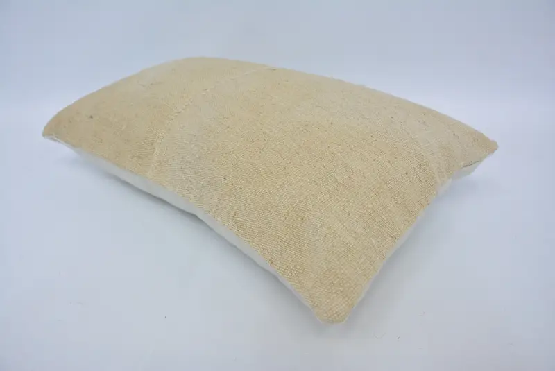 12x20 Beige Cushion Cover, Vintage Pillow, Pillow, Turkish Bench Cushion, Handmade Kilim Cushion, Vintage Kilim Throw Pillow - 6