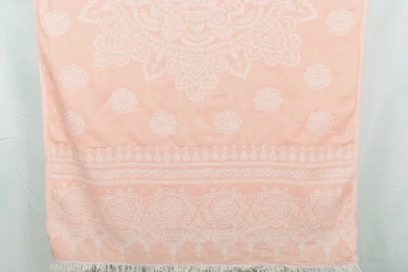 Family Gift, 74x36 Cotton Floral Patterned Towel, Beach Towel Bulk, Quick-dry travel peshtemal towel, Spa Towel, Travel towel, Bath towel - 1