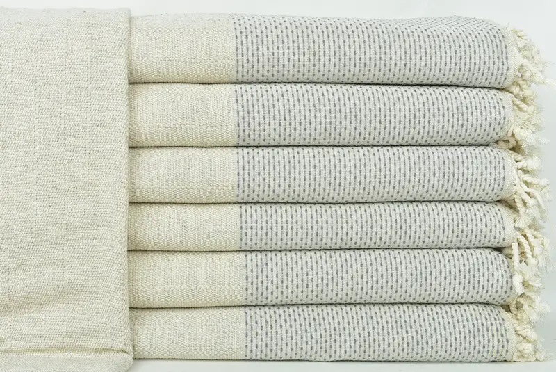 Custom Wedding Gifts, Wedding Favors, Turkish Bedcover, 96x96 Cotton Polka Dot Towel, Personalized Blanket, Best Wedding Gift, Bridal Shower Gifts - 1