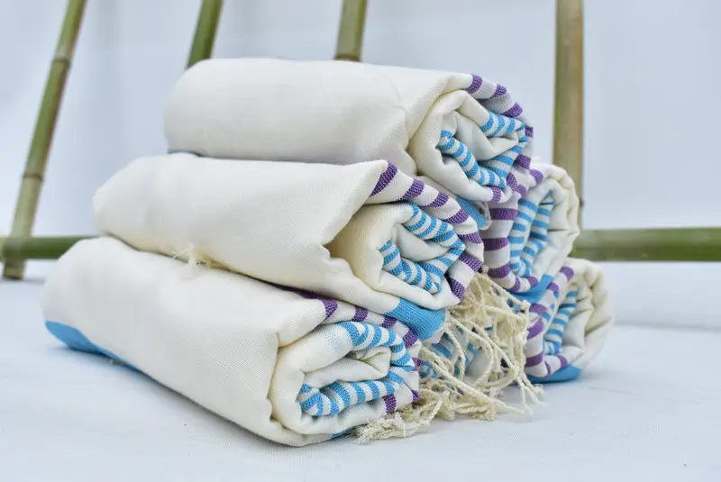 70x40 Cotton Striped Towel, Absorbent Turkish towel, Bachelorette Favors Beach, Beach towel, Personalized Bridesmaid Gift, Valentines Day Gift - 4