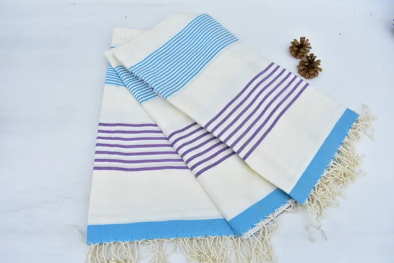 70x40 Cotton Striped Towel, Absorbent Turkish towel, Bachelorette Favors Beach, Beach towel, Personalized Bridesmaid Gift, Valentines Day Gift - 5
