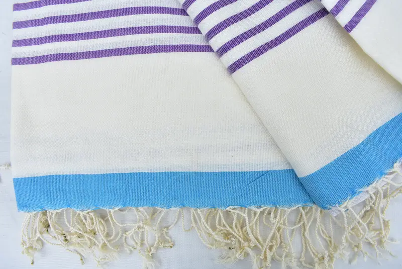70x40 Cotton Striped Towel, Absorbent Turkish towel, Bachelorette Favors Beach, Beach towel, Personalized Bridesmaid Gift, Valentines Day Gift - 7