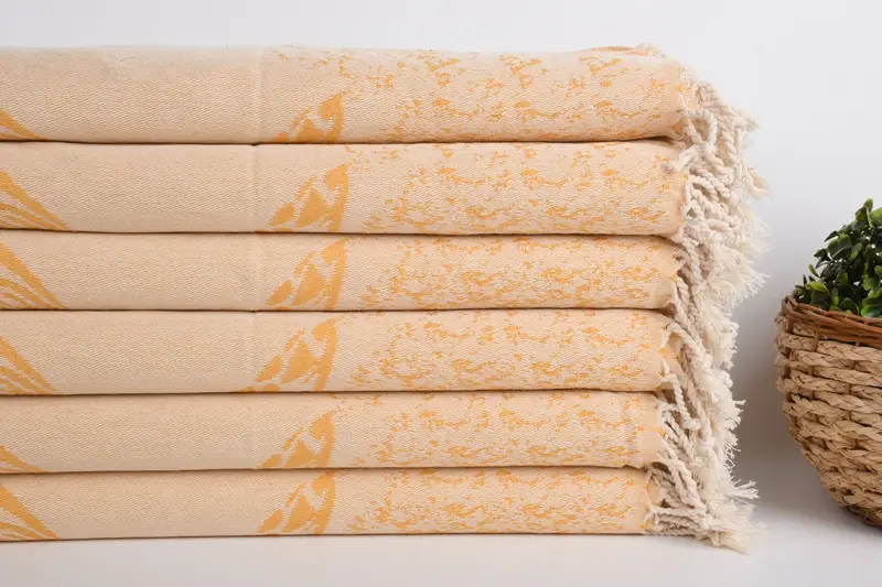 Personalized Gifts, Best Wedding Gift, Spa Towel, Wedding Favors, 36x18 Cotton Carretta Patterned Towel, Bachelor Party Favors, Monogram Hand Towel - 2