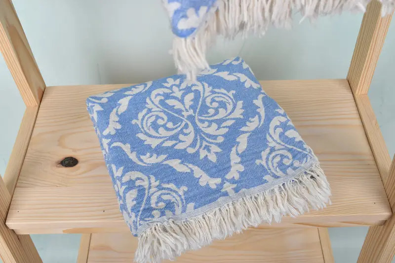 Spa Gift Towel, Christmas Favors, 68x36 Cotton Baroque Towel, Custom Beach Towel, Wedding Anniversary Gift, Turkish Towel Beach, Home Decor Gifts - 6