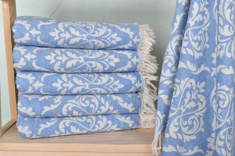 Spa Gift Towel, Christmas Favors, 68x36 Cotton Baroque Towel, Custom Beach Towel, Wedding Anniversary Gift, Turkish Towel Beach, Home Decor Gifts - 2