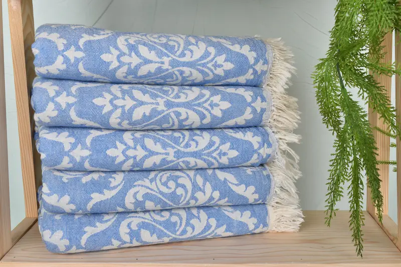 Spa Gift Towel, Christmas Favors, 68x36 Cotton Baroque Towel, Custom Beach Towel, Wedding Anniversary Gift, Turkish Towel Beach, Home Decor Gifts - 3