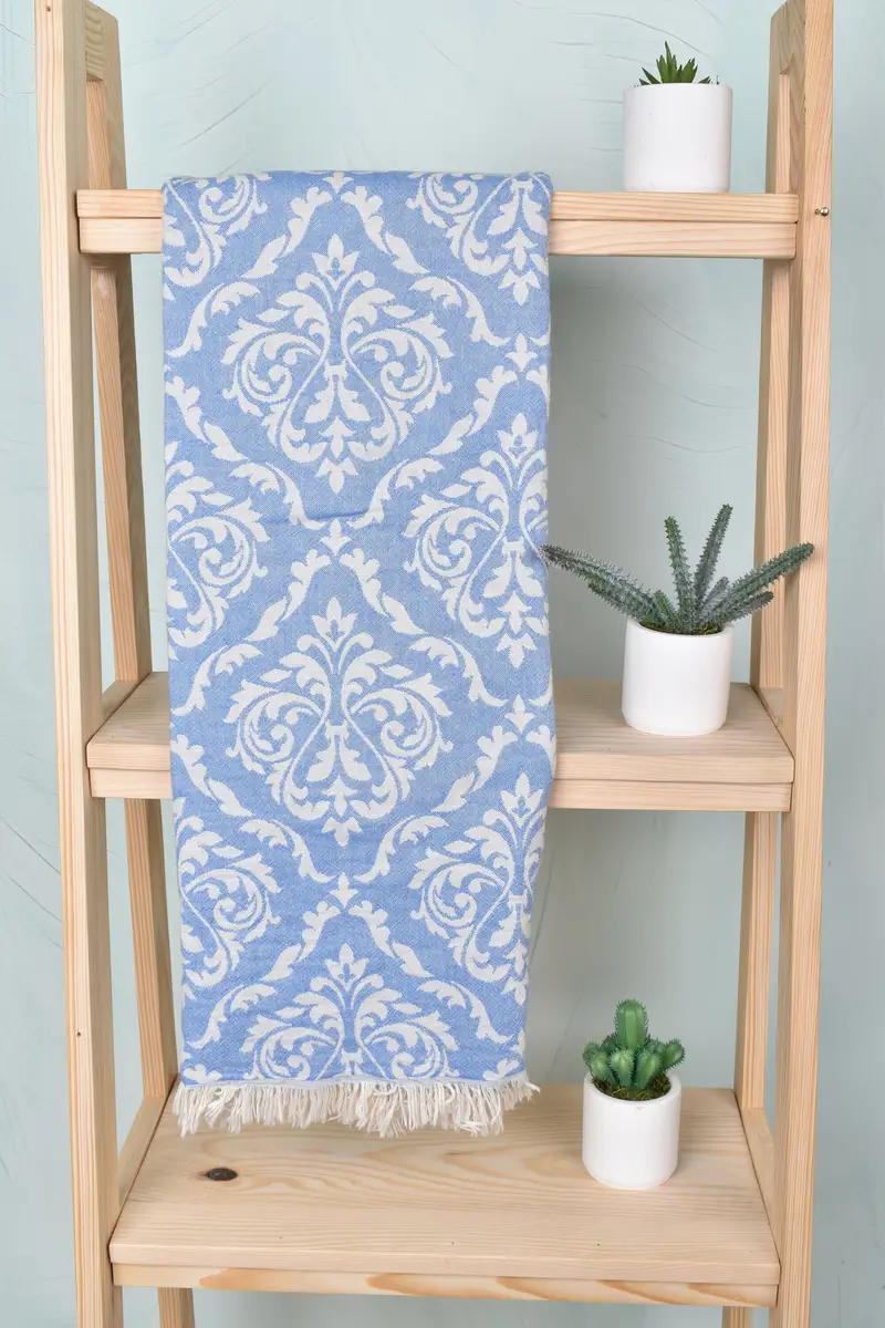 Spa Gift Towel, Christmas Favors, 68x36 Cotton Baroque Towel, Custom Beach Towel, Wedding Anniversary Gift, Turkish Towel Beach, Home Decor Gifts - 1