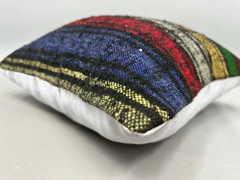 Cushion Cover, Kilim Pillow, 20x20 Red Cushion, Christmas Cushion Cover, Vintage Kilim Throw Pillow, Pet Cushion Case, Pillow for Sofa - 6