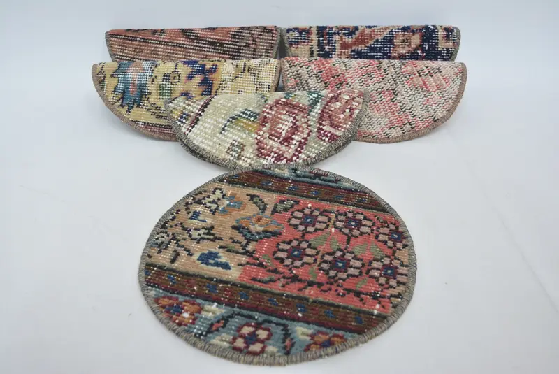 Mantel individual bohemio morado y bronce, decoración boho de 25x25 pulgadas