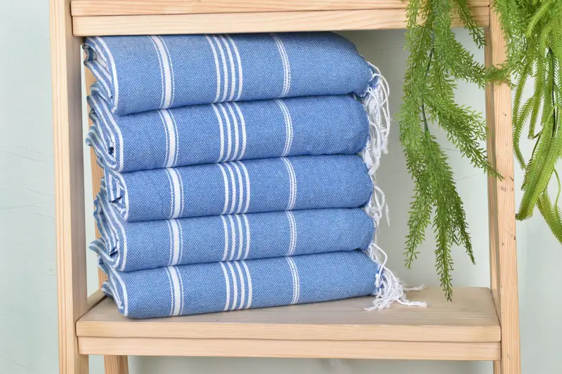 Turkish bath towel, Gym Towel, Home Decor Gifts, Bachelor Towel, Summer Towel, Xmas Gifts, Personalized Wedding Gift, 70x40 Cotton Striped Towel - 1