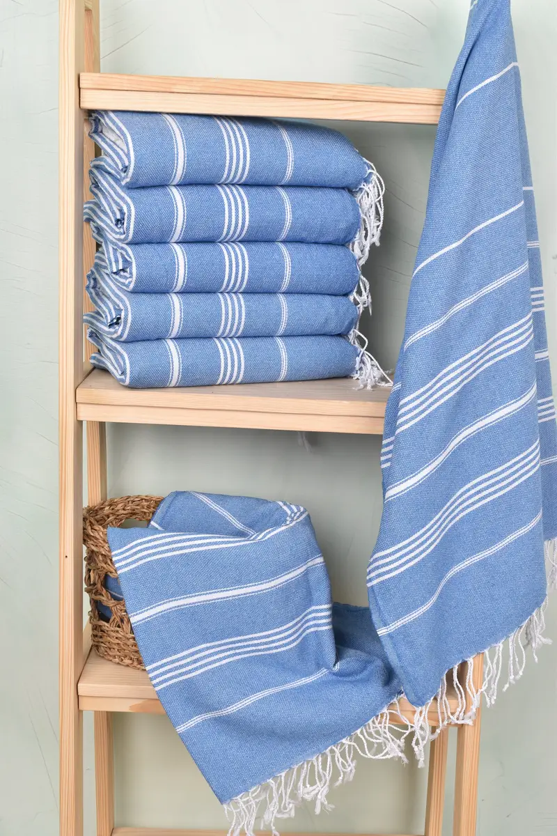 Turkish bath towel, Gym Towel, Home Decor Gifts, Bachelor Towel, Summer Towel, Xmas Gifts, Personalized Wedding Gift, 70x40 Cotton Striped Towel - 3