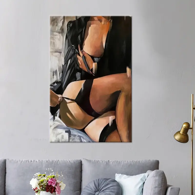 あなたの男性の洞窟のための魅惑的なセクシーな女性のキャンバスアート