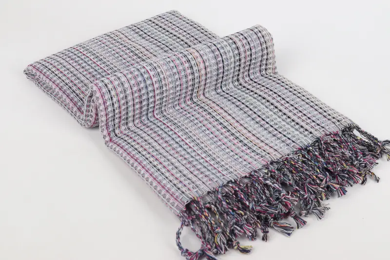 Absorbent Turkish towel, Bridesmaid Proposal Gift, Handmade Gift, Travel Towel, Beach towel, 70x40 Cotton Geometric Towel, Unique Wedding Gift - 6
