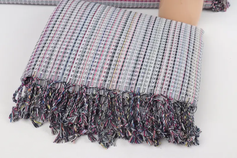 Absorbent Turkish towel, Bridesmaid Proposal Gift, Handmade Gift, Travel Towel, Beach towel, 70x40 Cotton Geometric Towel, Unique Wedding Gift - 5