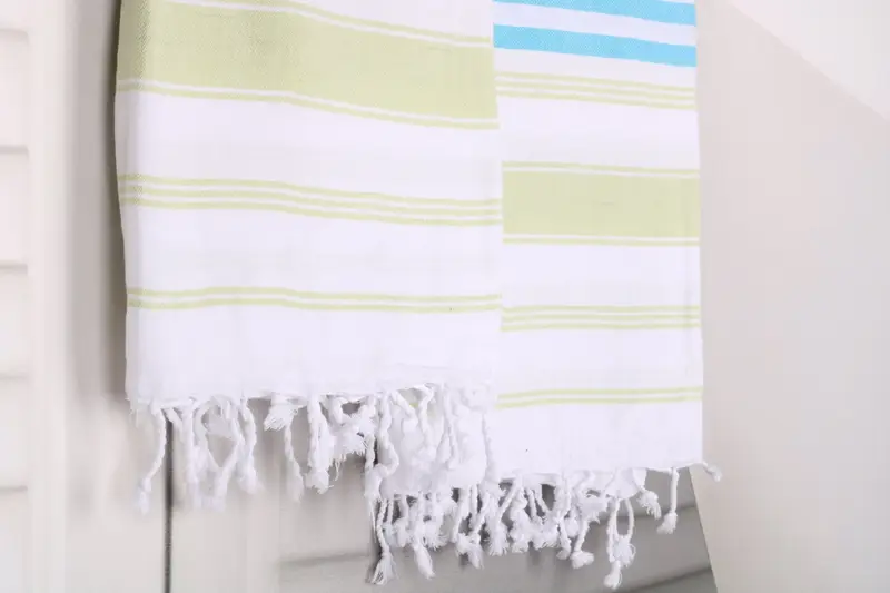 Personalized Bridesmaid Gift, Wedding Gifts Towel, Employee Gifts, Bridal Shower Gift, 70x40 Cotton Striped Towel, Embroidered Turkish Towel - 8