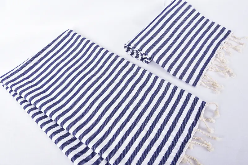 Personalized Kitchen Towel, Small Bath Towels, Merry Christmas Gifts, 40x18 Cotton Striped Towel, Turkish Towel Hand Towel, Travel Towel, Xmas Gifts - 7