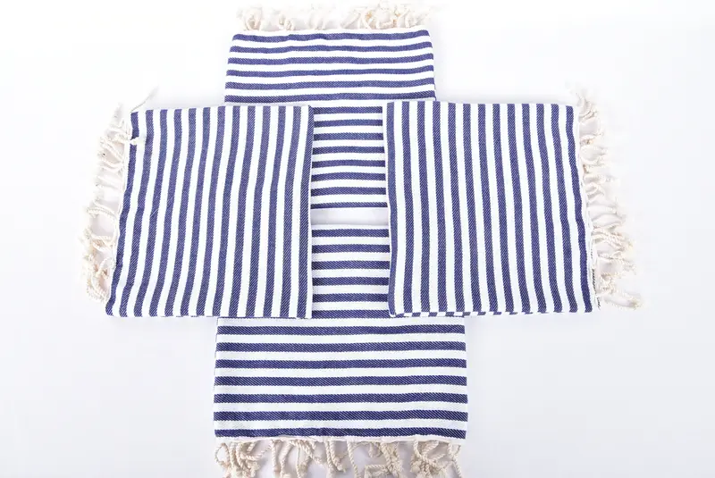 Personalized Kitchen Towel, Small Bath Towels, Merry Christmas Gifts, 40x18 Cotton Striped Towel, Turkish Towel Hand Towel, Travel Towel, Xmas Gifts - 6