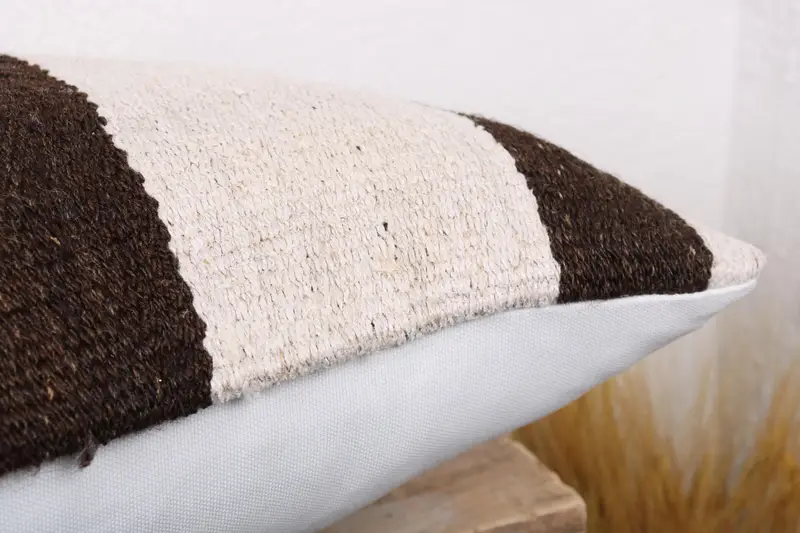 Pillow for Couch, Kilim Pillow Cover, Pillow Cover, Interior Designer Pillow, Customized Cushion Cover, 16x24 Beige Cushion - 6