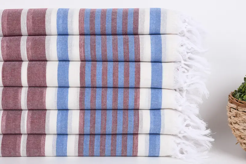 Sand-free towel, 68x40 Cotton Striped Towel, Beach Bachelorette Party Decorations, Bachelorette Favor, Quick-dry towel, Turkish Towel USA, Gym Towel - 2