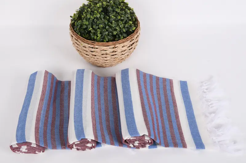 Sand-free towel, 68x40 Cotton Striped Towel, Beach Bachelorette Party Decorations, Bachelorette Favor, Quick-dry towel, Turkish Towel USA, Gym Towel - 8
