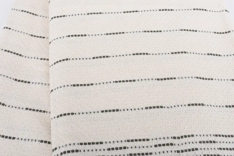 Housewarming Gift, Decorative Blanket, 98x92 Cotton Striped Design Towel, Bridal Gifts, Throw Blanket Couch, Turkish Cotton Throw Blanket - 4
