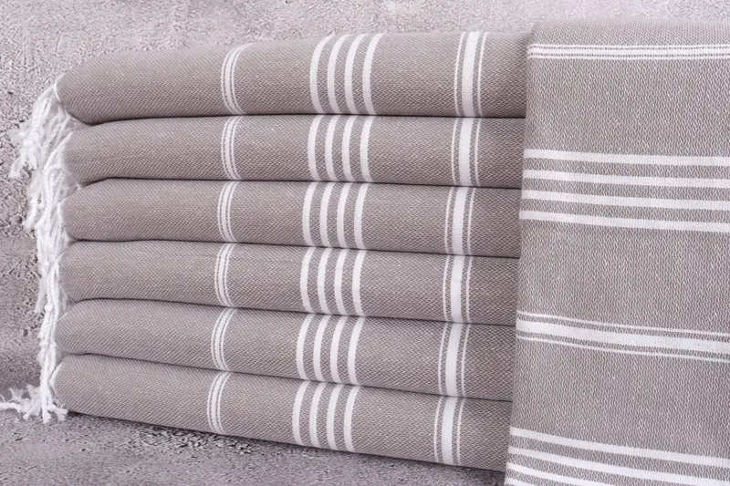 Bulk Order Towel, Beach Towel Bulk, 70x40 Cotton Striped Towel, Bachelorette Party Gift, Absorbent towel, Christmas Favors, Girls Weekend Favors - 1