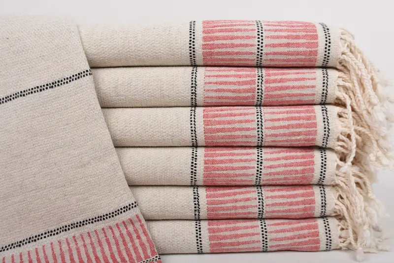 Bridesmaid Gift, 70x40 Linen Striped Towel, Travel towel, Gift For Best Friend, Wedding Anniversary Gift, Custom Wedding Gifts, Luxury Beach Towel