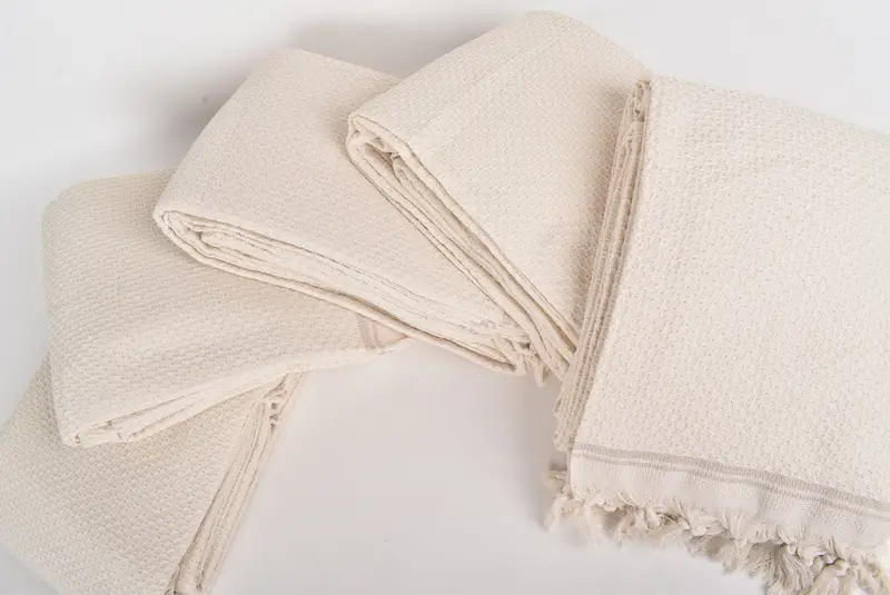 Beach Blanket, Gift For The Home Decor, Bridal Shower Gift, 94x92 Cotton Striped Towel, Decorative Blanket, Housewarming Gift, Aesthetic Blanket - 4