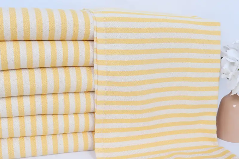 40x18 Cotton Striped Towel, Wedding For Favor, Bathroom Towels, Wedding Anniversary Gift, Kitchen Towel, Wedding Favors, Xmas Gifts, Travel Towel - 2