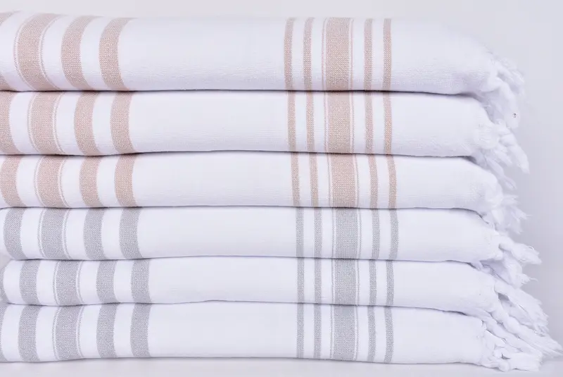 Gift For Him, Turkish towel, Monogrammed Beach Towel, 70x36 Cotton Striped Terry Towel, Spooky Bachelorette Party Favors, Gift Boxes Towel - 2