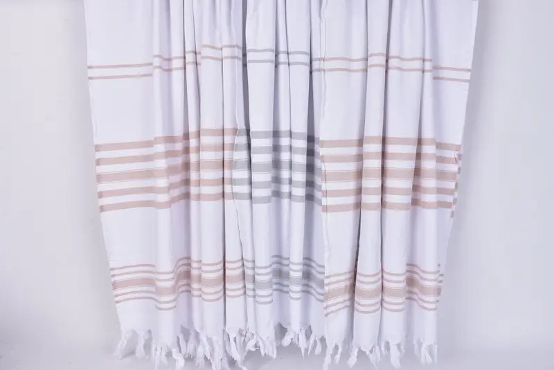 Gift For Him, Turkish towel, Monogrammed Beach Towel, 70x36 Cotton Striped Terry Towel, Spooky Bachelorette Party Favors, Gift Boxes Towel - 8