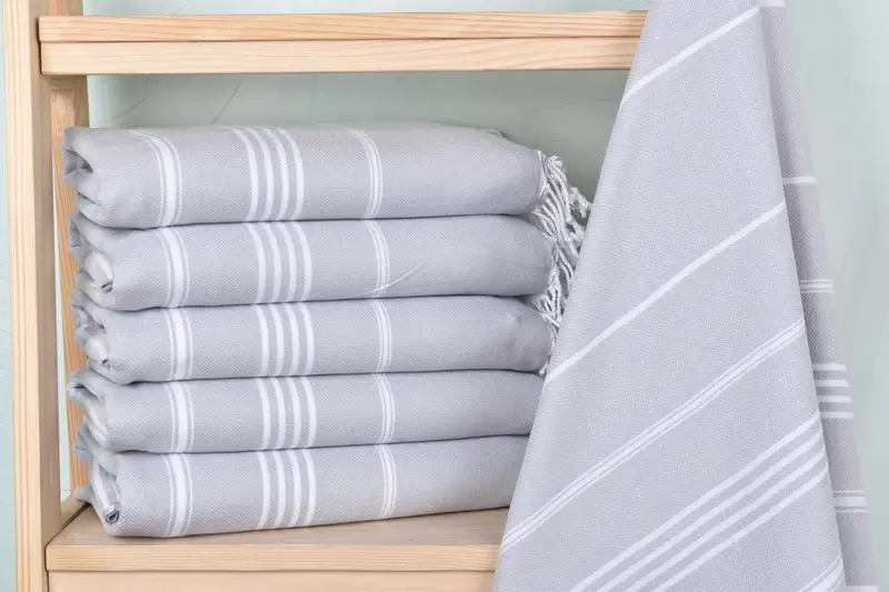 Bridesmaid Gift Towel, Bachelorette Party Gifts Bridesmaids, Gifts For Him, Yoga Towel, 70x40 Cotton Striped Towel, Bridal Shower Gifts, Pool Towels - 2