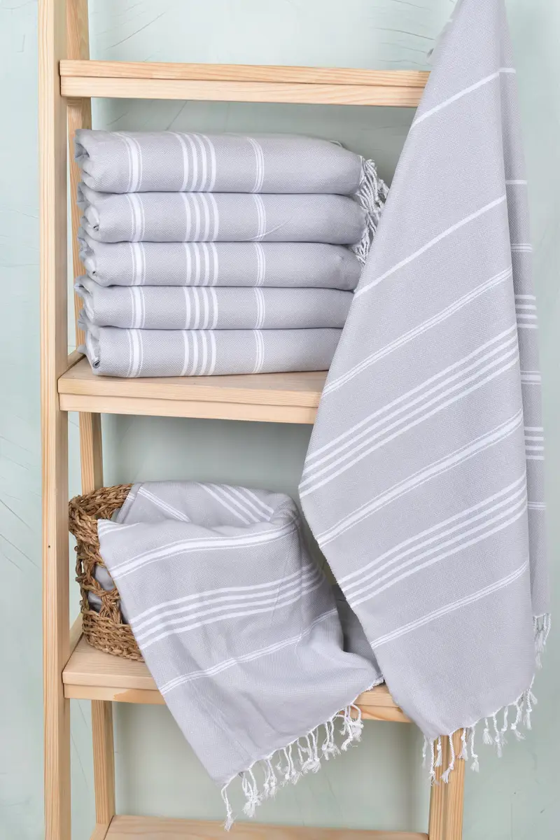 Bridesmaid Gift Towel, Bachelorette Party Gifts Bridesmaids, Gifts For Him, Yoga Towel, 70x40 Cotton Striped Towel, Bridal Shower Gifts, Pool Towels - 3