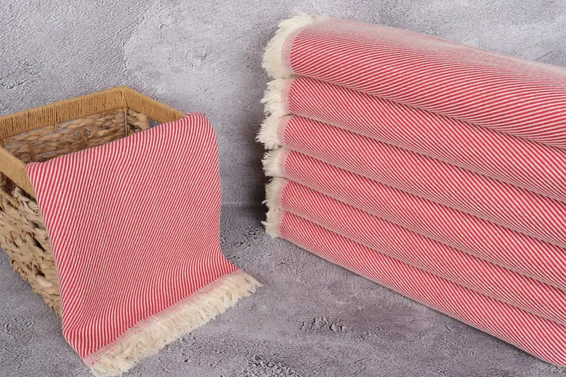 Turkish Towel Set, Wedding Towel, Bachelorette Party Favors Beach, Wedding Favors, Turkish beach towel, 70x36 Cotton Striped Towel, Bridesmaid Gifts - 3