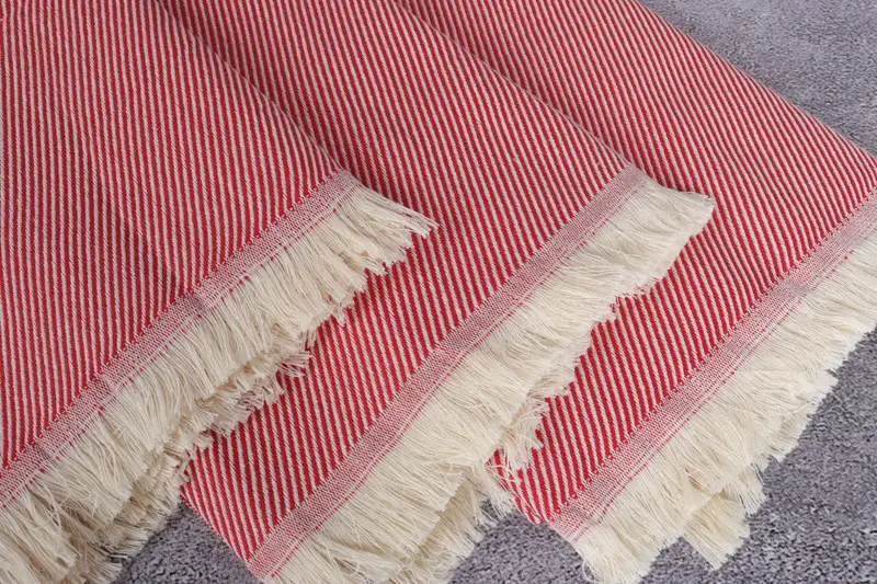 Turkish Towel Set, Wedding Towel, Bachelorette Party Favors Beach, Wedding Favors, Turkish beach towel, 70x36 Cotton Striped Towel, Bridesmaid Gifts - 5