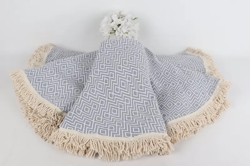 Wedding Favors, Bachelor Bachelorette Party Favors, Bath towel, Custom Turkish Towel, 64x64 Cotton Round  Diamond Towel, Wedding Shower Gift - 2