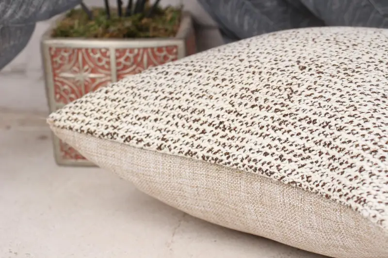 Antique Pillows, Ethnical Kilim Rug Pillow, Pillow, 12x12 Brown Cushion, Sofa Bolster Cushion Cover, Comfy Throw Pillow, Interior Designer Pillow - 7