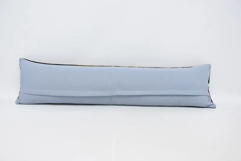 Ethnic Pillow Sham, Home Decor Pillow, Cushion Cover, Outdoor Bolster Pillow, Kilim Pillow, 12x48 Red Cushion Case, Interior Designer Pillow - 6
