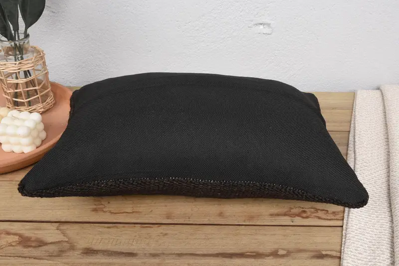Sofa Bolster Pillow Cover, Cushion, Farmhouse Cushion Case, Interior Designer Pillow, Pillow for Sofa, Home Decor Pillow, 12x20 Brown Pillow Sham - 6