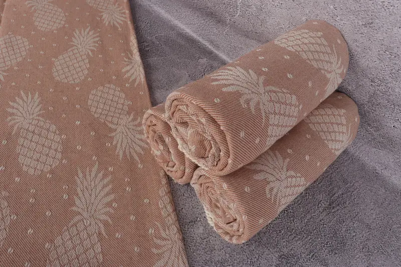 Gift For The Home Decor, Beach Towel Bulk, Halloween Gifts, Housewarming Gift, Large Turkish Towel, 80x40 Cotton Pineapple Design Towel, Custom Gift - 8