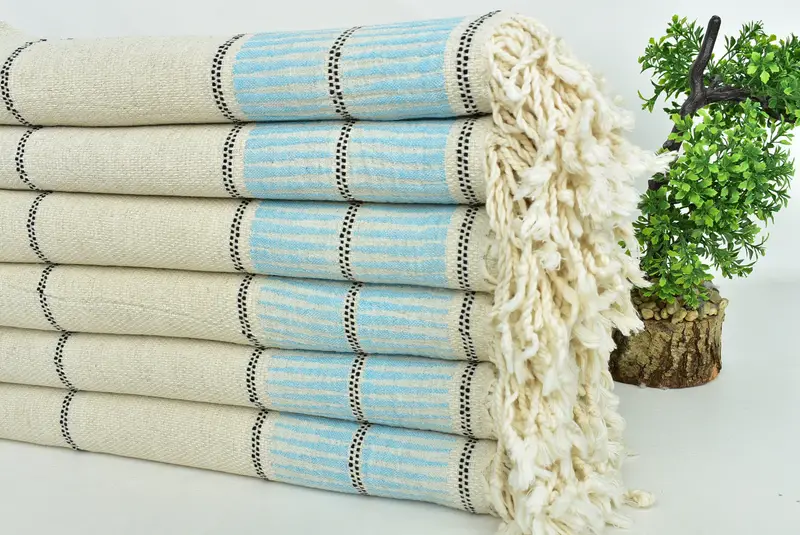 Spa Towel, Wedding Gifts Towel, Bachelorette Party Favors Beach, Turkish Towel Monogram, Hammam towel, Housewarming Gift, 70x40 Linen Striped Towel - 3