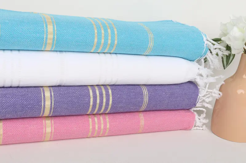 Custom Gifts, Quick-Dry Beach Towel, 70x40 Cotton Striped Towel, Personalized Gifts, Oversized Beach Towel, Wedding Gifts Towel, Custom Beach Towels - 2