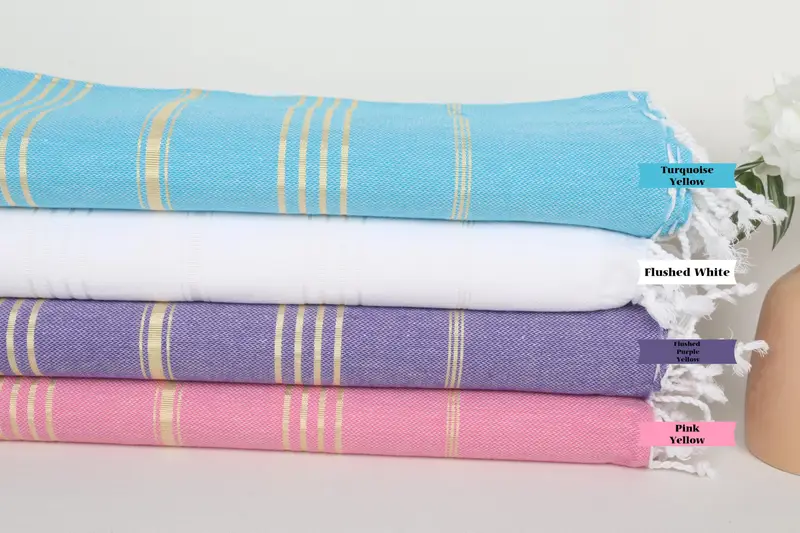 Custom Gifts, Quick-Dry Beach Towel, 70x40 Cotton Striped Towel, Personalized Gifts, Oversized Beach Towel, Wedding Gifts Towel, Custom Beach Towels - 1